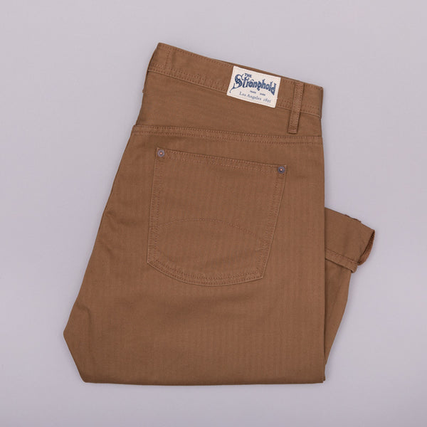 Heritage Fit, Tan Herringbone Twill - The Stronghold