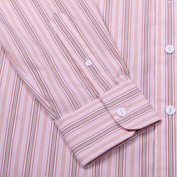 【THE MOZZ】Pin Brushed Shirt Setup Mizzen+Main Leeward Long Sleeve Button Down Golf Dress Shirt