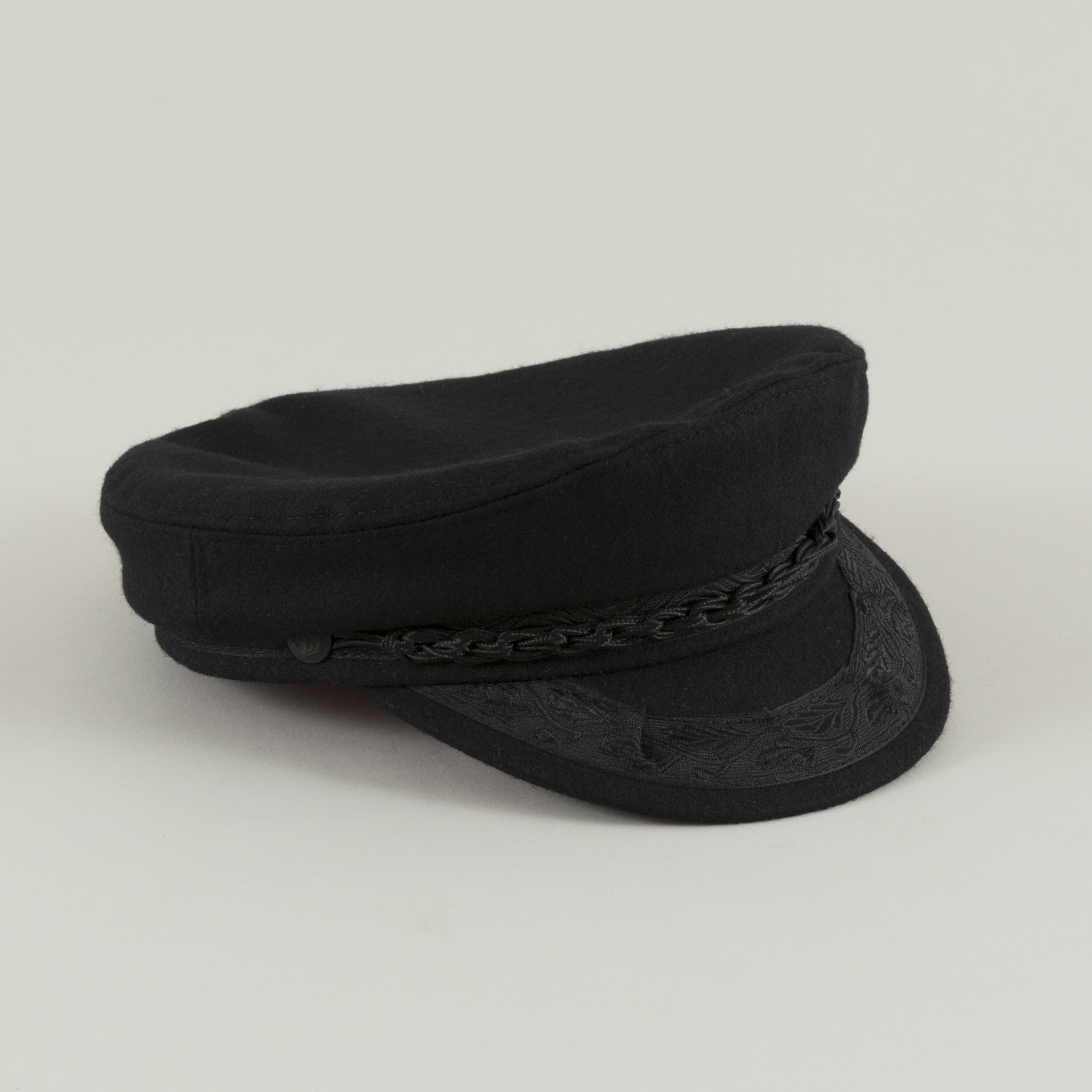 Aegean Greek Fishermans Cap Black Image #1