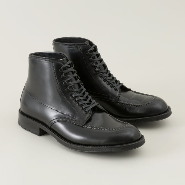 Handsewn Indy Boot Black Shell Cordovan The Stronghold
