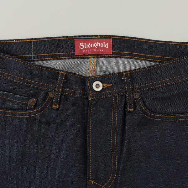 Slim Straight, 10.5 oz Indigo Selvedge Denim w/ Spice Stitching