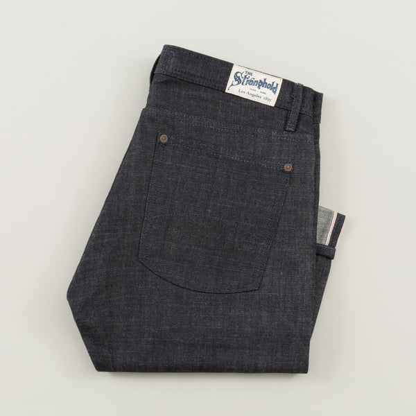 Slim Tapered, 10.5 oz Indigo Selvedge Denim w/ Indigo Stitching