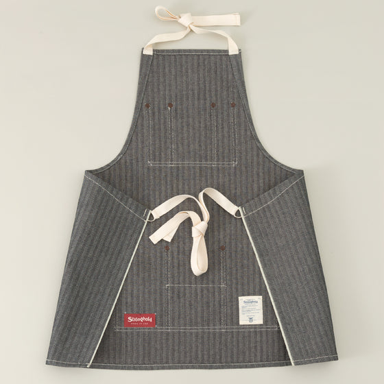 The Stronghold Short Bib Apron 12 5 Oz Herringbone Selvage Denim Image #1