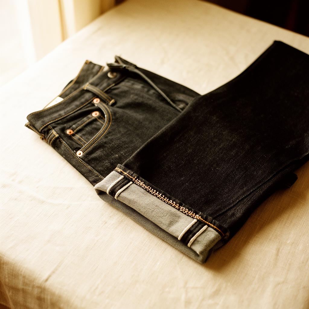 Original Fit, 10.5 oz Indigo Selvedge Raw Denim 