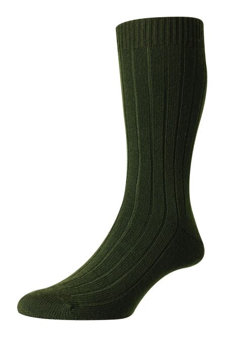 Pantherella Packington Sock Dark Olive