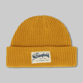 Cotton Watch Cap, Mustard