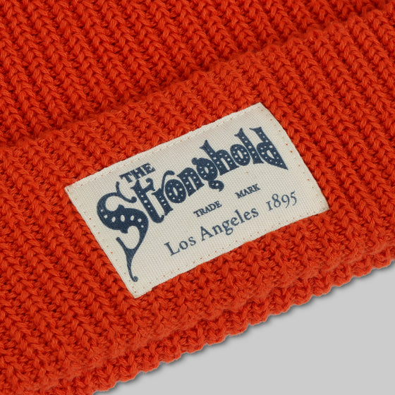 Cotton Watch Cap, Orange