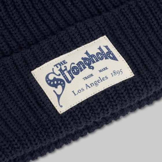 Cotton Watch Cap, Navy