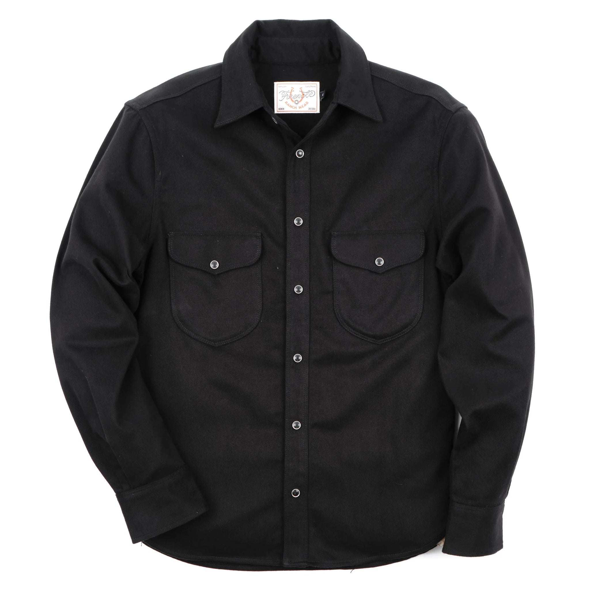 Freenote Bodie Black Twill Shirt