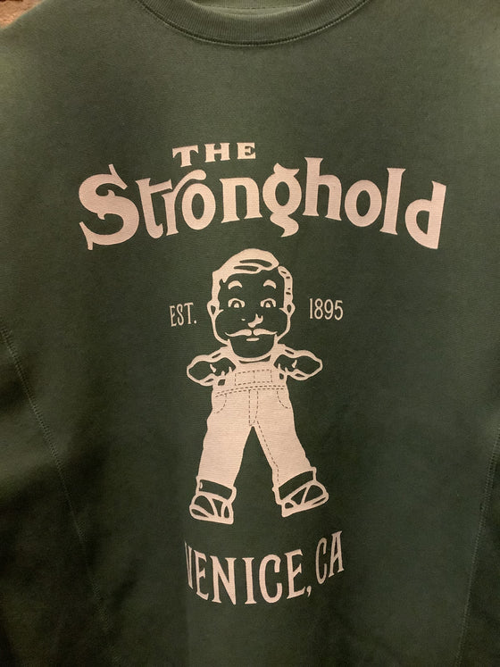 Heavyweight Crewneck Sweatshirt, Green Stevie