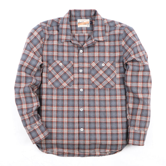 Freenote Dayton LS Kodiak Gray Wool Shirt
