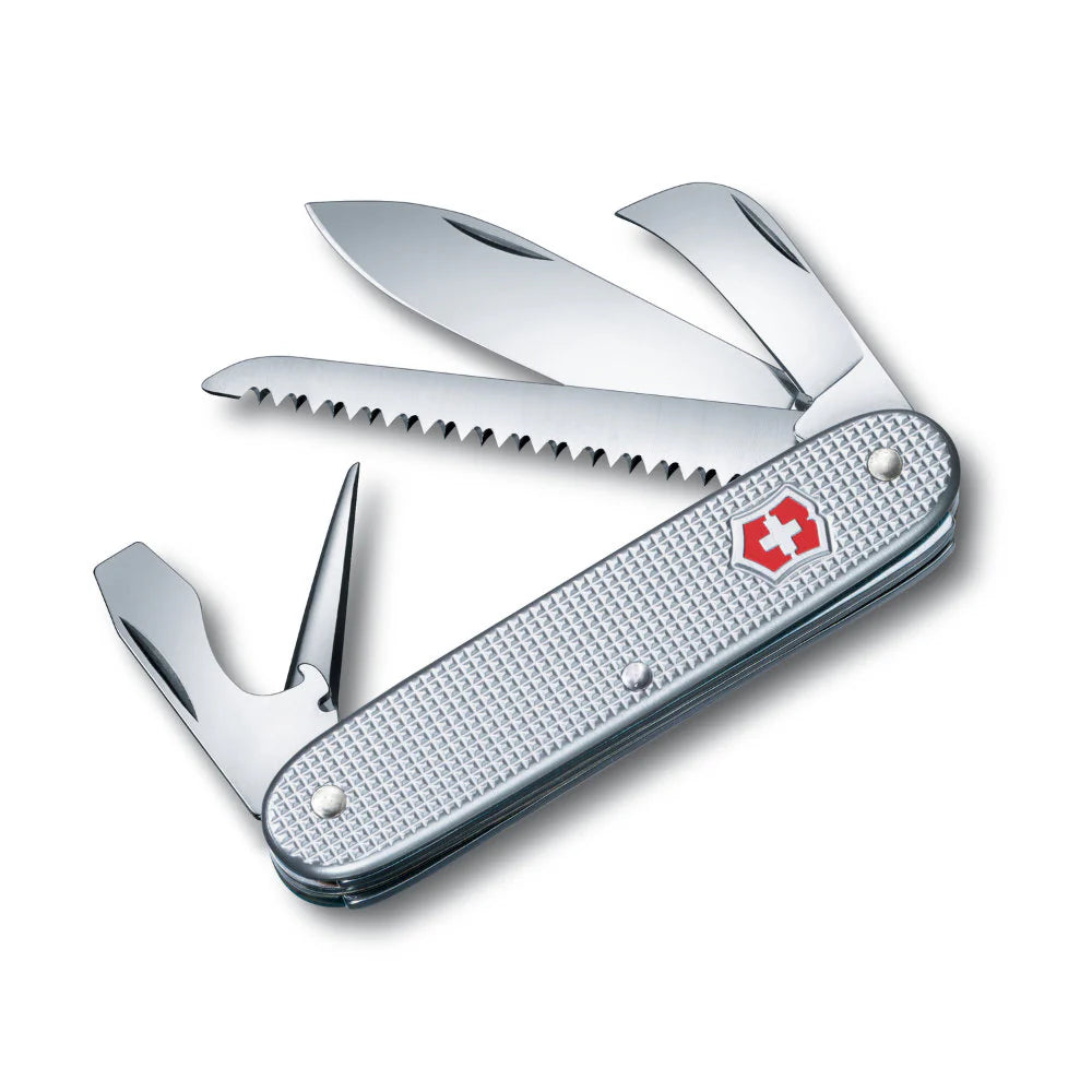SWISS ARMY 7 KNIFE SILVER ALOX 815026