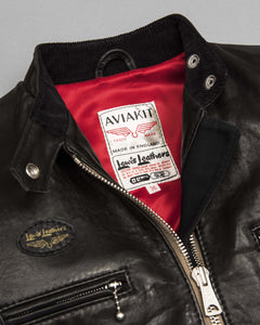 【週末SALE】Lewis Leathers SUPER SPORTSMAN Lewis Leathers Super Sportsman in Black Sheepskin - The