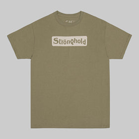 Heavy Weight Box Logo Tee, Tan