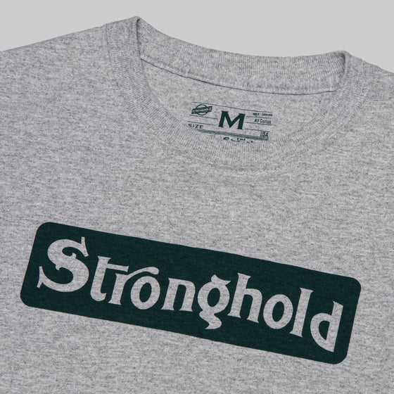 Heavy Weight Box Logo Tee, Grey