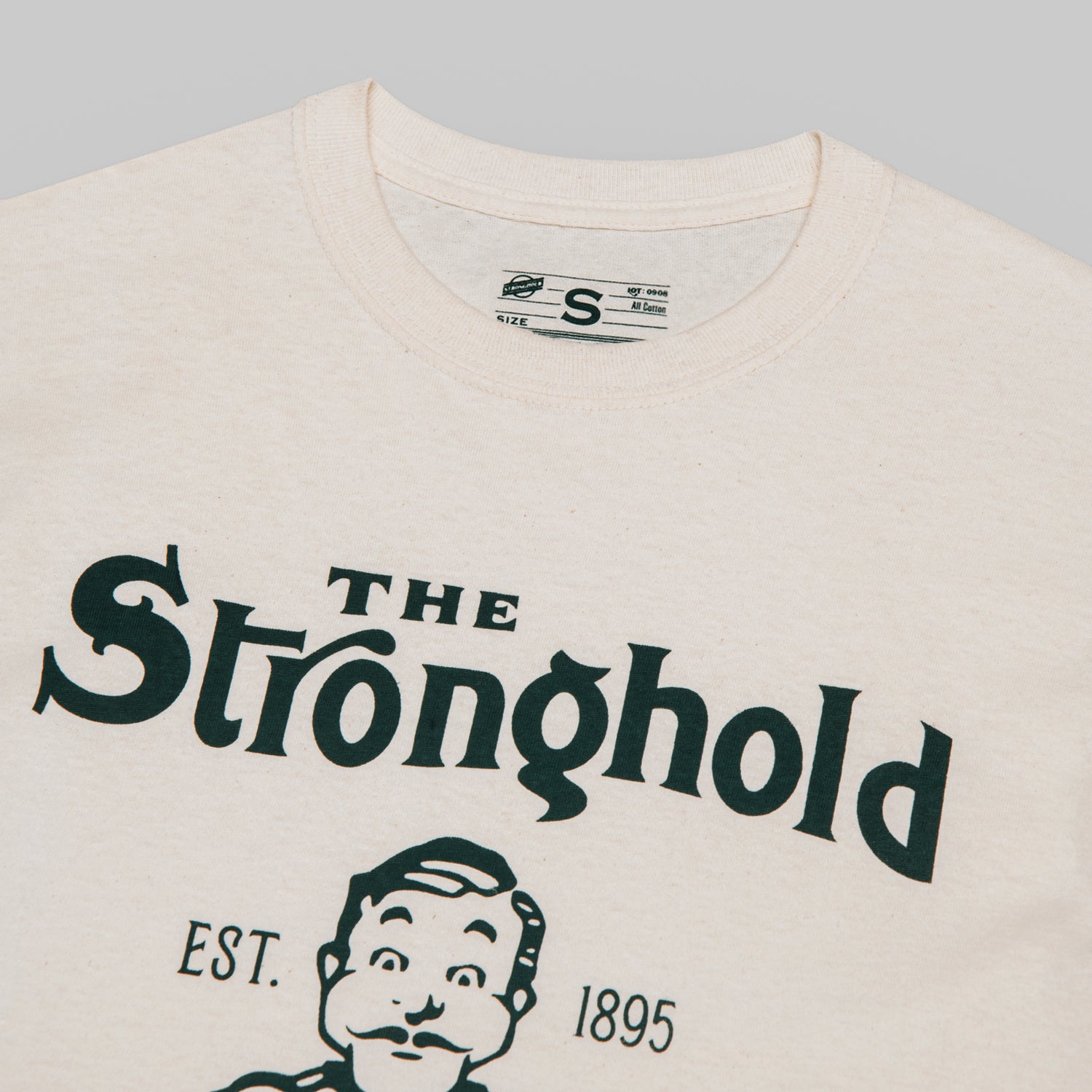 Heavyweight Crew neck Tee, Oatmeal