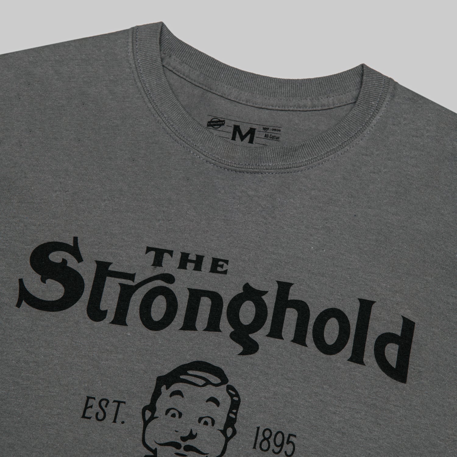 Heavyweight Crew neck Tee, Charcoal