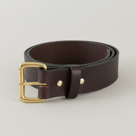 Filson 1 5 In Bridle Leather Belt Brown With Brass Buckle Image #1