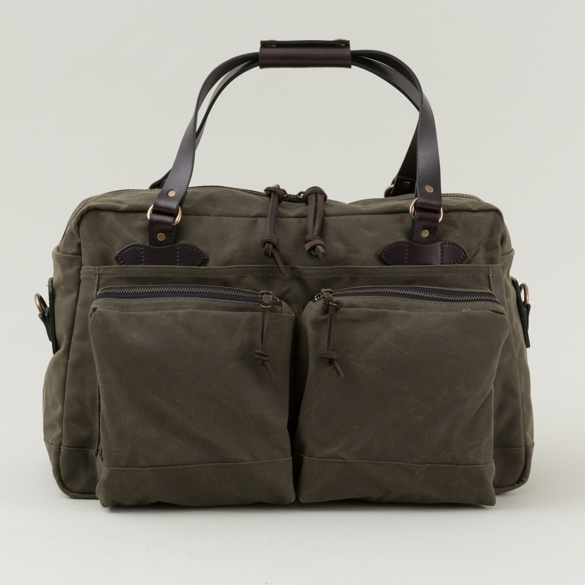 Filson 48 Hour Tin Cloth Duffle Bag Otter Green Image #1