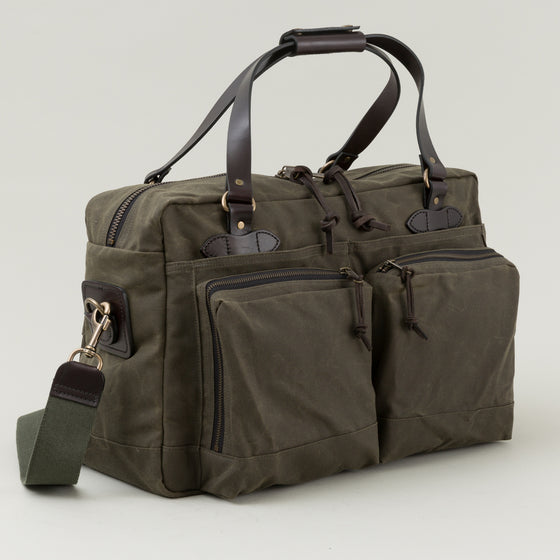 Filson 48 Hour Tin Cloth Duffle Bag Otter Green Image #1