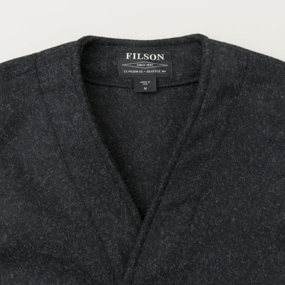 Filson Mackinaw Wool Vest Charcoal Image #1