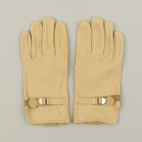 Geier Glove Deerskin Strap Gloves Natural Image #1