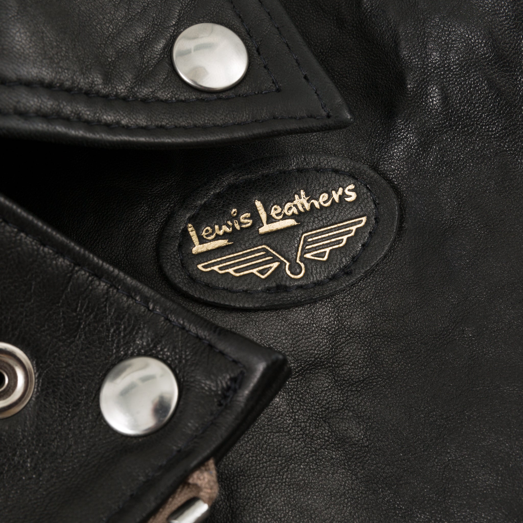 Lewis Leathers Cyclone Black Sheepskin