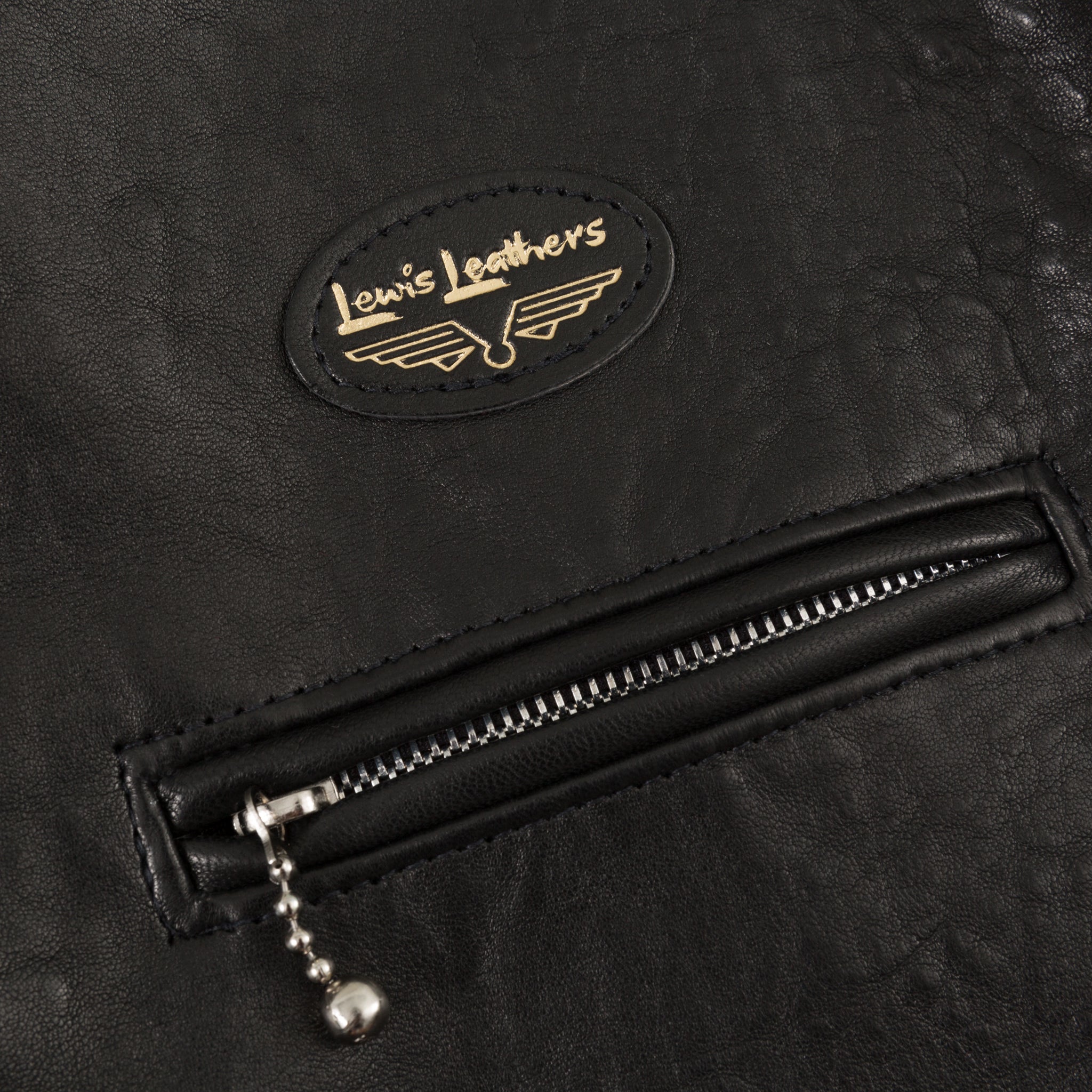 Lewis Leathers Super Sportsman in Black Sheepskin - The Stronghold Lewis Leathers Super Sportsman in Black Sheepskin - The Stronghold