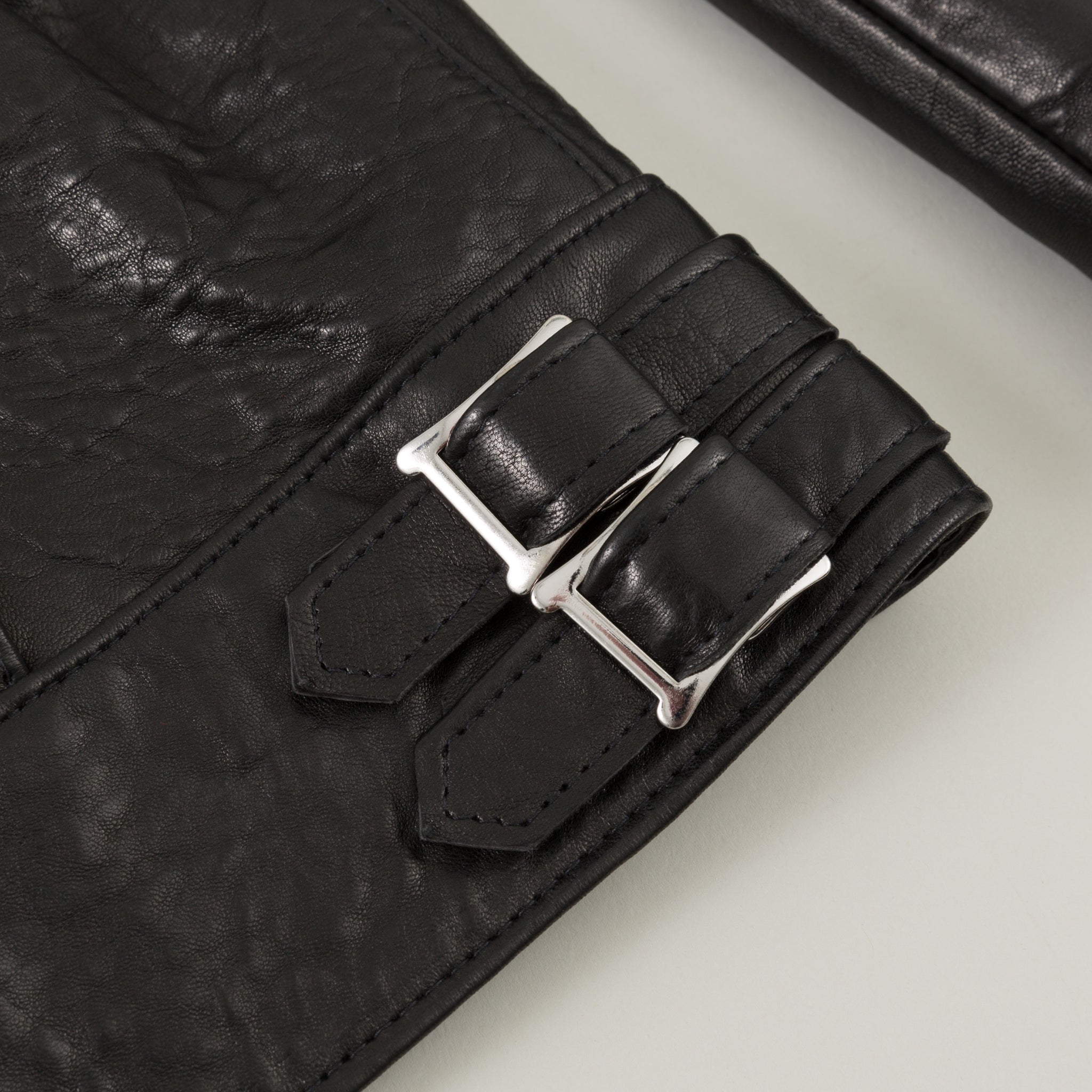 Lewis Leathers Super Sportsman in Black Sheepskin - The Stronghold