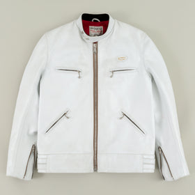 Lewis Leathers The Super Sportsman 68 White Horsehide Image #1