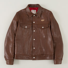 Lewis Leathers The Western 988 Ranch Brown Sheepskin Image #1