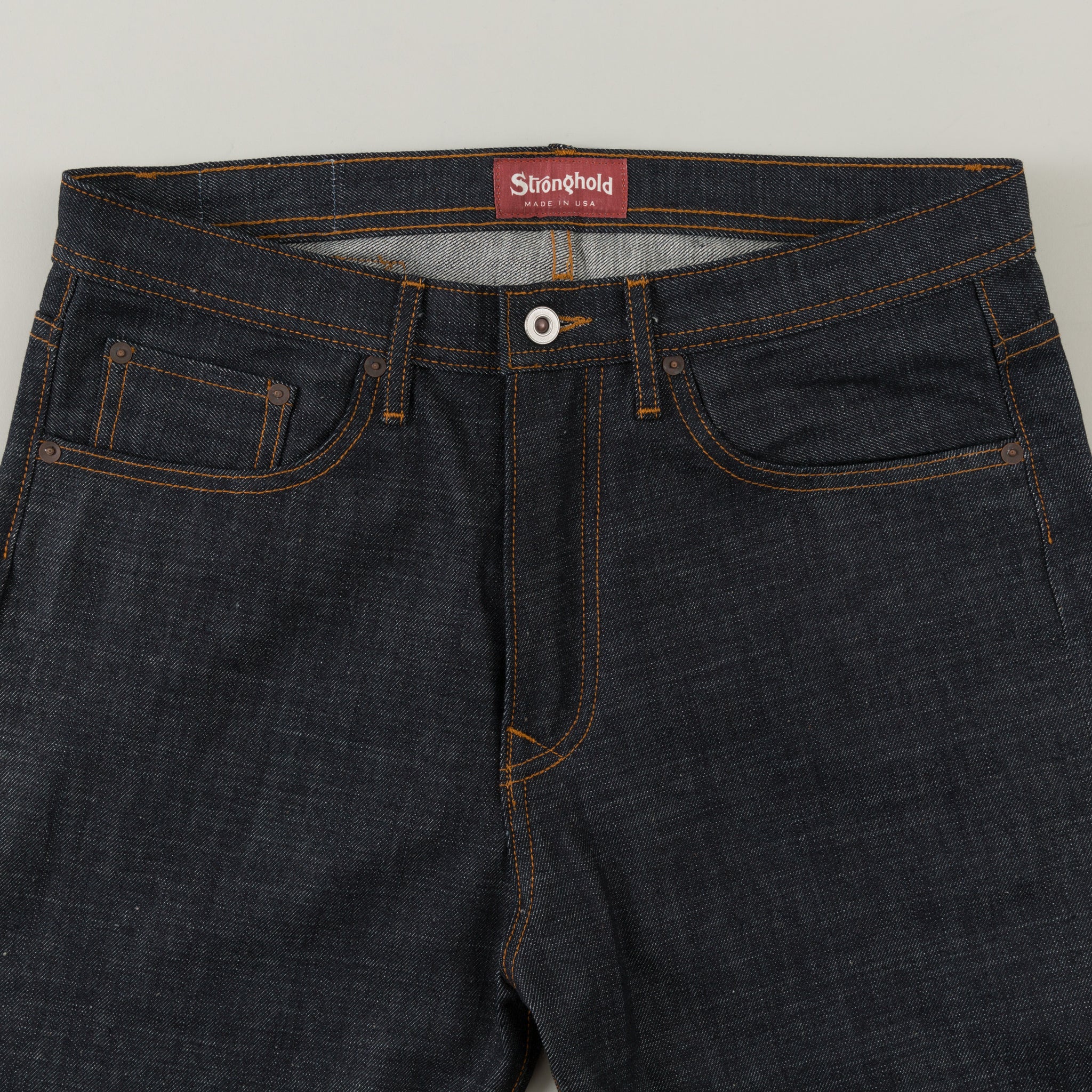 Heritage Fit, 12.5 oz Indigo Selvedge Raw Denim DM100 - The